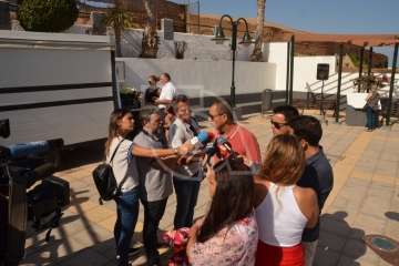 Homenaje en Telde a las víctimas de Spanair en el décimo aniversario del accidente aéreo (Foto Francisco Javier Santana)
